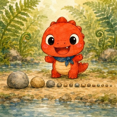 A scene from Dino and the Volcano of Feelings