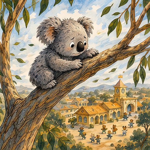 A scene from The Brave Koala's First Day