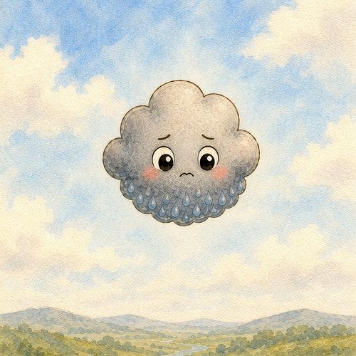 A scene from The Cloud Who Was Afraid to Cry