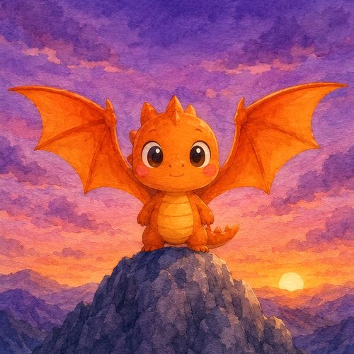 A scene from The Dragon Who Helped Stars Fall Asleep