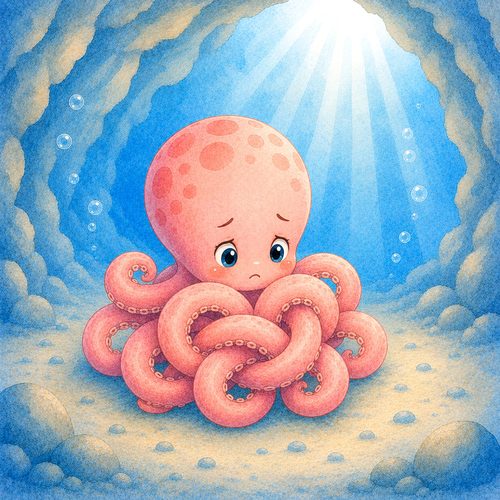 A scene from The Octopus Who Sorted His Feelings