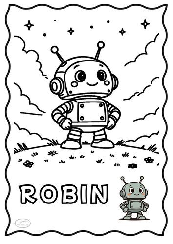 The Sleepy Robot and the Gentle Moon